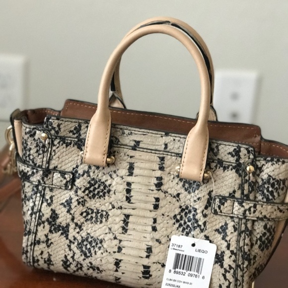 COACH SWAGGER 20 Colorblock Embossed Carryall - Picture 2 of 6